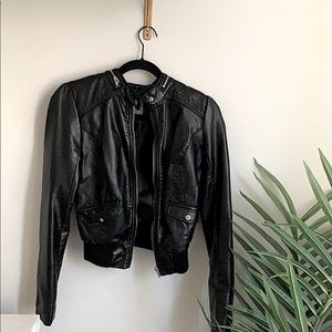 Leather Moto Jacket